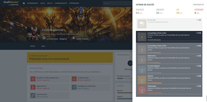 My profile