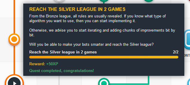 Silver league quest